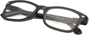 img 2 attached to Spring-Hinged Women's Reading Glasses - Reducblu Classic Readers for Ladies