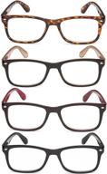 spring-hinged women's reading glasses - reducblu classic readers for ladies logo