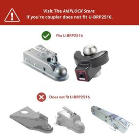 img 1 attached to 🔒 Secure Your RV/Trailer with AMPLOCK U-BRP2516 Coupler Lock (2 5/16 inches)