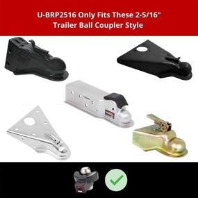 img 2 attached to 🔒 Secure Your RV/Trailer with AMPLOCK U-BRP2516 Coupler Lock (2 5/16 inches)