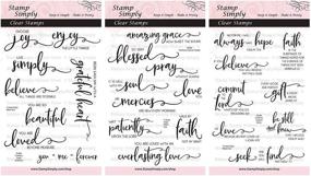 img 3 attached to Stamp Simply Clear Stamps Encouragement Scrapbooking & Stamping