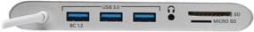 img 3 attached to 💻 Tripp Lite USB 3.1 Gen 1 USB-C Docking Station: HDMI/VGA/DP, Ethernet, Card Reader, USB-C PD Charging
