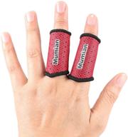 🏀 basketball thumb brace protector: elastic finger sleeves support with breathable elastic finger tape logo