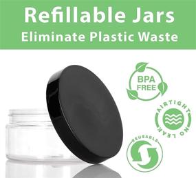 img 2 attached to 🧴 Refillable Clear PET Plastic Travel Containers