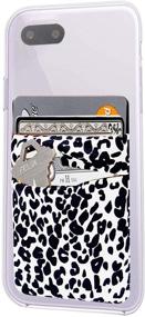 img 2 attached to Lenoup Stretchy Leopard Wallet Business