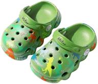 🦖 durable and comfortable fadezar toddler dinosaur cartoon slippers: ideal boys' shoes logo