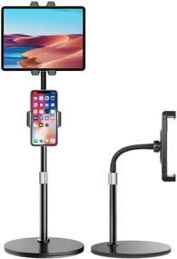 img 4 attached to 📱 Premium Elitehood iPad Stand with Adjustable Height and Heavy Base for Pro-Level Device Support