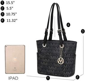 img 1 attached to Stylish MKF Shoulder Handbag: Women's Satchel Tote for Handbags and Wallets in Totes