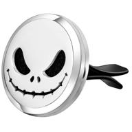 🎃 wild essentials jack skellington car air freshener with aromatherapy, essential oil vent diffuser, and 9 refill pads in various colors logo