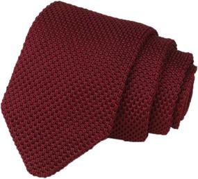 img 3 attached to Solid Vintage Fashion Handmade Necktie Men's Accessories for Ties, Cummerbunds & Pocket Squares