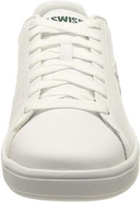 img 3 attached to 👟 K-Swiss Men's White Tradewinds Low Top Sneakers