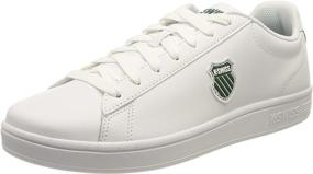 img 4 attached to 👟 K-Swiss Men's White Tradewinds Low Top Sneakers