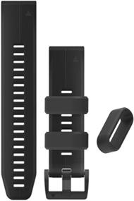 img 1 attached to 🔗 6-Pack Silicone Connector Security Loop Fastener Rings for Garmin Vivoactive 3/Venu, Venu Sq/Forerunner 645 245/Vivomove HR, Vivomove 3/Fenix 6S Fenix 5S Bands - Compatible with Galaxy Watch Active 2 Smart Watch