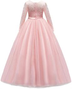 img 2 attached to 👗 HUAANIUE Pageant Dresses for Weddings and Flower Girls - Premium Clothing for Special Occasions