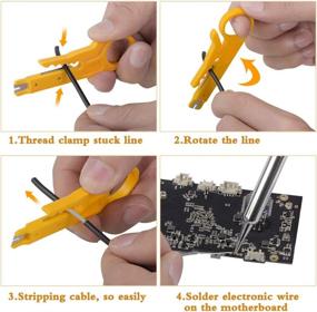 img 2 attached to 🔧 Enhanced Adjustable Temperature Desoldering and Soldering Kit for Industrial Power & Hand Tools - 1X Desoldering, 1X Soldering, 5X Soldering Tips