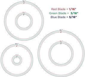 img 1 attached to 🔴 Enhance Your Crafting Projects with Creative Memories' Custom Cutting System Circle Patterns (Set of 3)