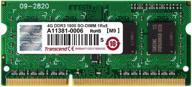 💾 transcend information ddr3 1600 so-dimm 4gb: повышенная скорость и эффективность с конфигурацией 1rx8 11-11-11 логотип