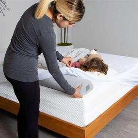img 2 attached to 🛏️ Milliard Bed Bumper: Portable Foam Safety Rail Guard for Toddlers, Kids, Adults & Seniors