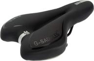 🚴 ultimate comfort and performance: g-saddles sporty gel bike seat for mountain bikes - professional cushioned road bike saddle with nonslip waterproof pu leather cover logo