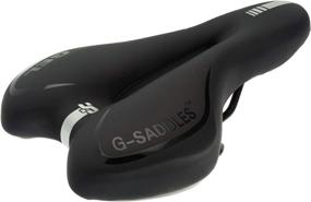 img 4 attached to 🚴 Ultimate Comfort and Performance: G-SADDLES Sporty Gel Bike Seat for Mountain Bikes - Professional Cushioned Road Bike Saddle with Nonslip Waterproof PU Leather Cover