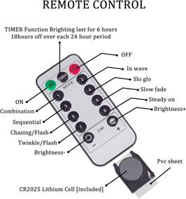 img 3 attached to 💡 300 LED светильников на окна, 8 режимов волшебного света с пультом управления - USB медная проволочная гирлянда для свадьбы, вечеринок, дома, спальни, сада - наружные/внутренние украшения для стен