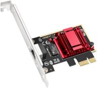 🔌 cudy 2.5гбит/с сетевой адаптер pci express: высокоскоростная 2.5gbase-t карта pcie с функцией "wake on lan", контролем потока и низким профилем для windows и linux логотип