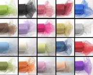 💫 grab the glitter: save big on 9 tulle rolls - 6" x 30 ft each! logo