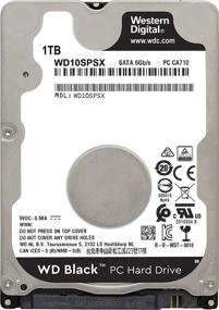 img 3 attached to 💾 WD Black Performance Mobile Hard Drive: 1TB, 7200RPM, SATA 6 Gb/s, 2.5" Form Factor