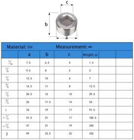 img 1 attached to Metalwork Stainless Fitting Socket Countersunk