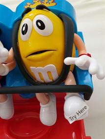 img 3 attached to 🎢 M&M Characters Red and Yellow Roller Coaster Candy Dispenser: Dispense Candy, Gumballs, Nuts, Snacks, and Treats for Children, Kids, and Adults