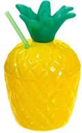 🍍 amscan pineapple party sippy cup: quench your thirst with 18 oz. of tropical fun! logo