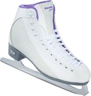 ⛸️ riedell 113 sparkle ice skates - premium recreational figure skates with stainless steel spiral blade логотип