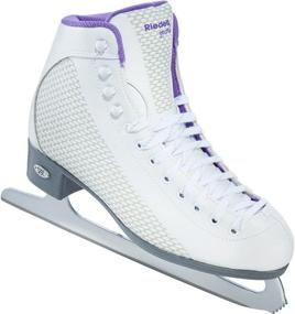 img 1 attached to ⛸️ Riedell 113 Sparkle Ice Skates - Premium Recreational Figure Skates with Stainless Steel Spiral Blade