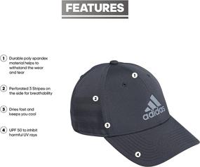 img 3 attached to 🧢 adidas Gameday Stretch Fit Structured Cap: Unleashing Comfort and Style!