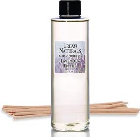 img 4 attached to Replenishing Lavender Fields Reed Diffuser Oil Refill & Set of Replacement Reed Sticks - Relaxing Aroma for Aromatherapy, Stress Relief & Home Fragrance