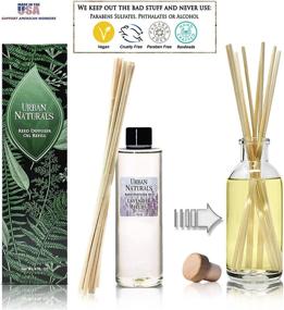 img 2 attached to Replenishing Lavender Fields Reed Diffuser Oil Refill & Set of Replacement Reed Sticks - Relaxing Aroma for Aromatherapy, Stress Relief & Home Fragrance