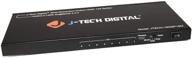 🔌 j-tech digital 18gbps 1x8 hdmi 2.0 splitter with scaler and multi-resolution output (mro) | hdr10 & dolby vision supported | 4k@60hz 4:4:4 | jtech-18gsp18m logo