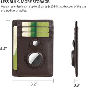 img 1 attached to Befen Leather Minimalist Blocking Wallets GPS, Finders & Accessories
