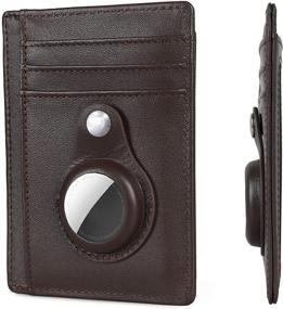 img 4 attached to Befen Leather Minimalist Blocking Wallets GPS, Finders & Accessories