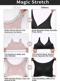 img 2 attached to 👙 Niidor Women's Seamless Wireless Leisure Clothing and Lingerie Set for Comfortable Sleep & Lounge