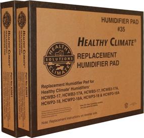 img 1 attached to 💧 Lennox Healthy Climate Humidifier Pad #35 - Part No. X2661 - Case of 2: Efficient Home Improvement Solution