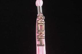 img 1 attached to Graduation Alloy Silver Charm Tassel