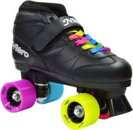 🌈 epic super nitro rainbow roller skates with quad design logo