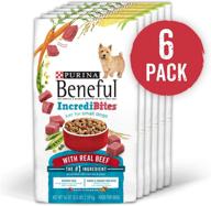 🐶 purina beneful incredibites dry dog food - real beef, 3.5lb (pack of 6) for small dogs logo