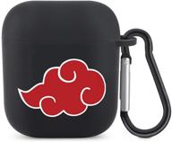 akatsuki silicone protective leather keychain logo