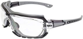 img 3 attached to Ultimate Protection: Global Vision Octane Motorcycle Safety Sunglasses with Clear and Smoke Lens ANSI Z87.1 (2 Pairs)