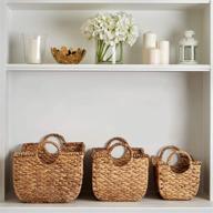 top-notch outdoor storage solution: set of 3 natural storage baskets by quality outdoor living - 29-bh03wh logo