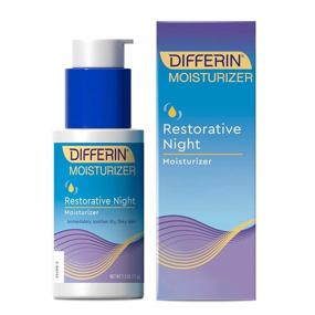 img 2 attached to 🌙 Крем для ночного ухода от производителей Differin Gel с гиалуроновой кислотой, восстанавливающий ночной увлажняющий крем для склонной к акне чувствительной кожи, 2,5 унции