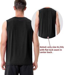 img 1 attached to Mens Sleeveless Workout Shirts Heather Sports & Fitness for Other Sports