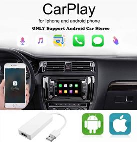 img 3 attached to 📱 Универсальный проводной адаптер для CarPlay и Android Auto Showasaki: идеальное решение для зеркалирования телефона на Андроид версии 4.2 с радио.